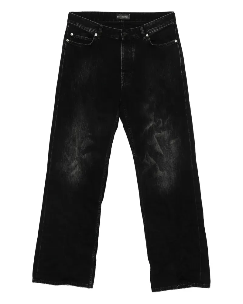 Balenciaga button-fastening jeans - Schwarz Schwarz