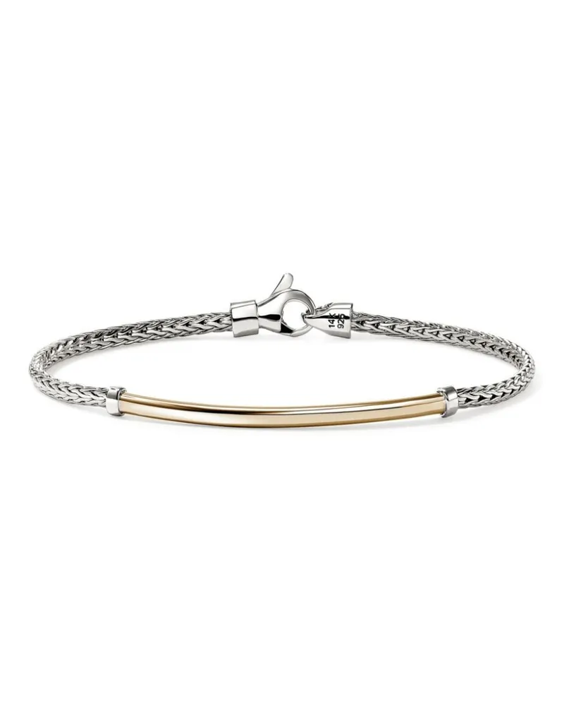 John Hardy 14kt JH Essential Goldarmband - Silber Silber