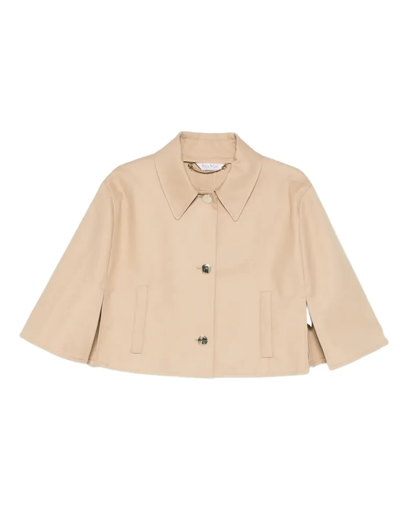 Max Mara Geknöpfte Cape-Jacke - Nude Nude