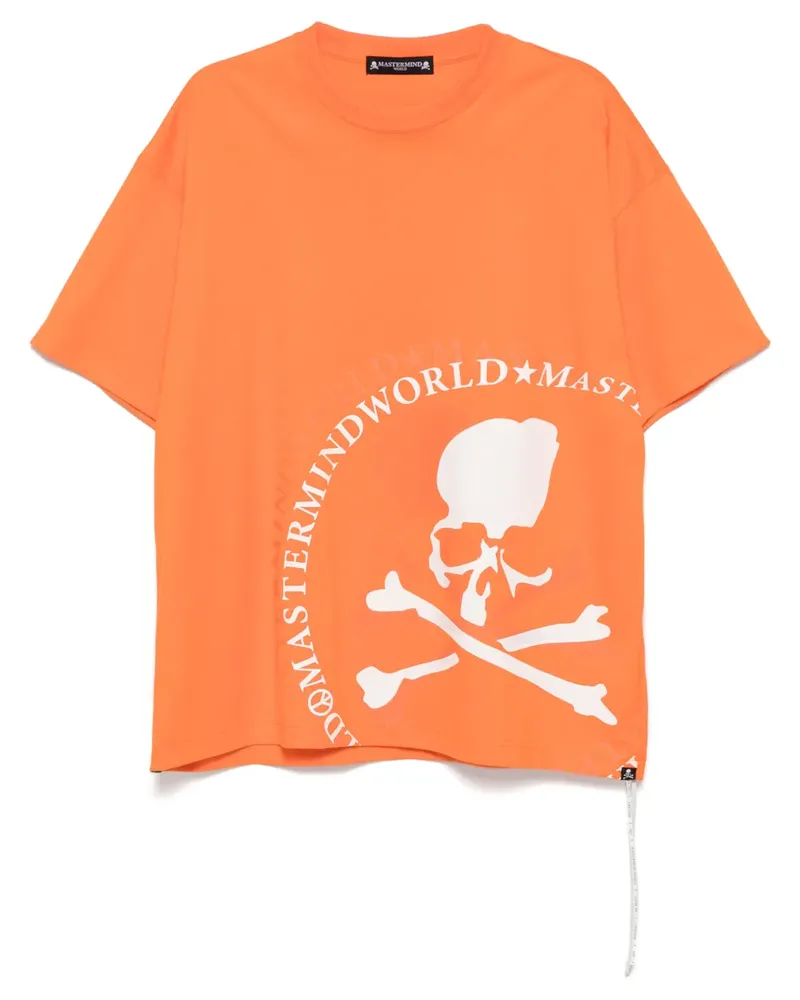 Mastermind World T-Shirt mit Logo-Print - Orange Orange
