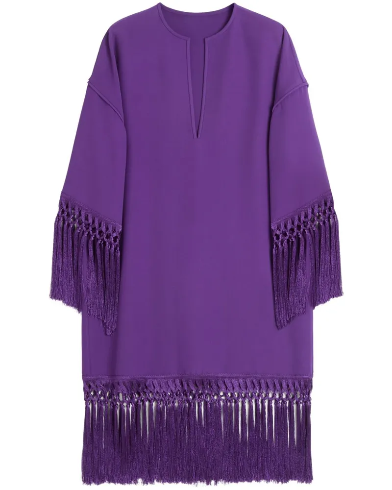 Valentino Garavani Cady Couture Midikleid - Violett Violett