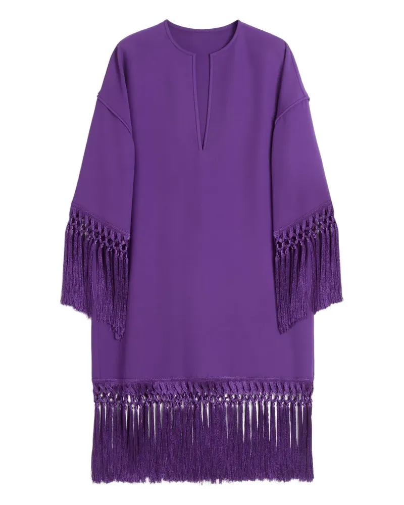 Valentino Garavani Cady Couture Midikleid - Violett Violett