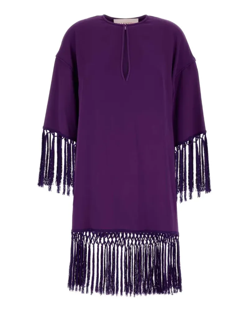 Valentino Garavani Cady Couture Midikleid - Violett Violett