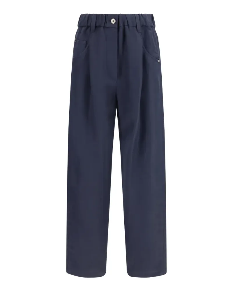 Brunello Cucinelli Stretchhose - Blau Blau