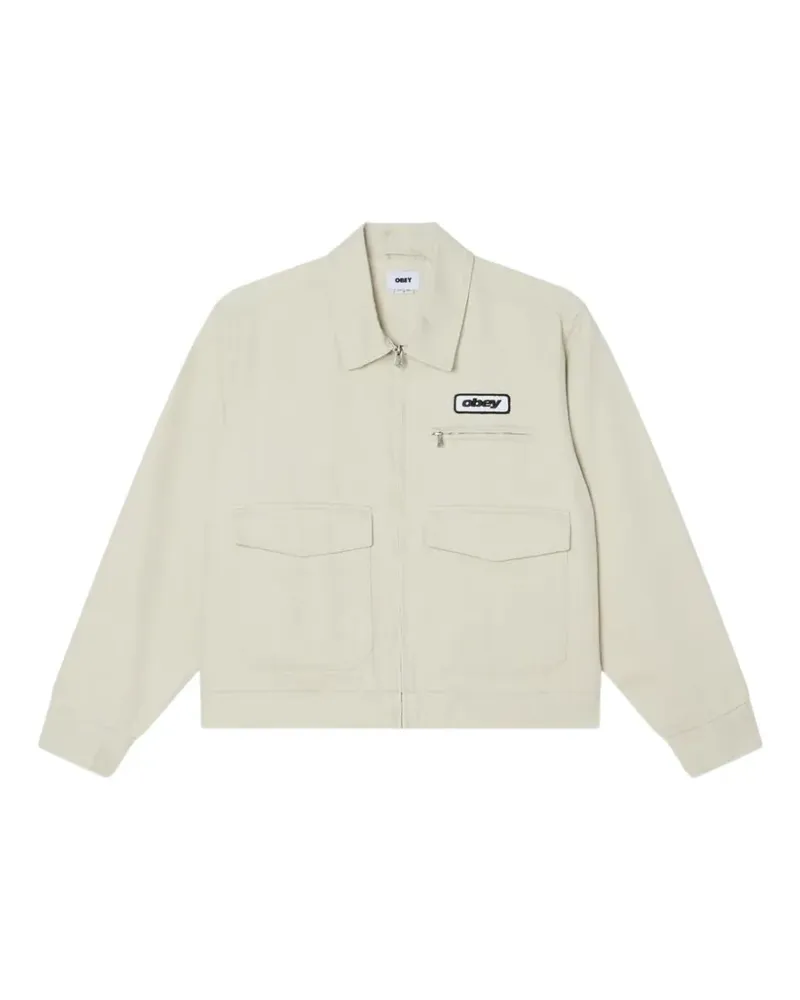Obey Walter work jacket - Nude Nude