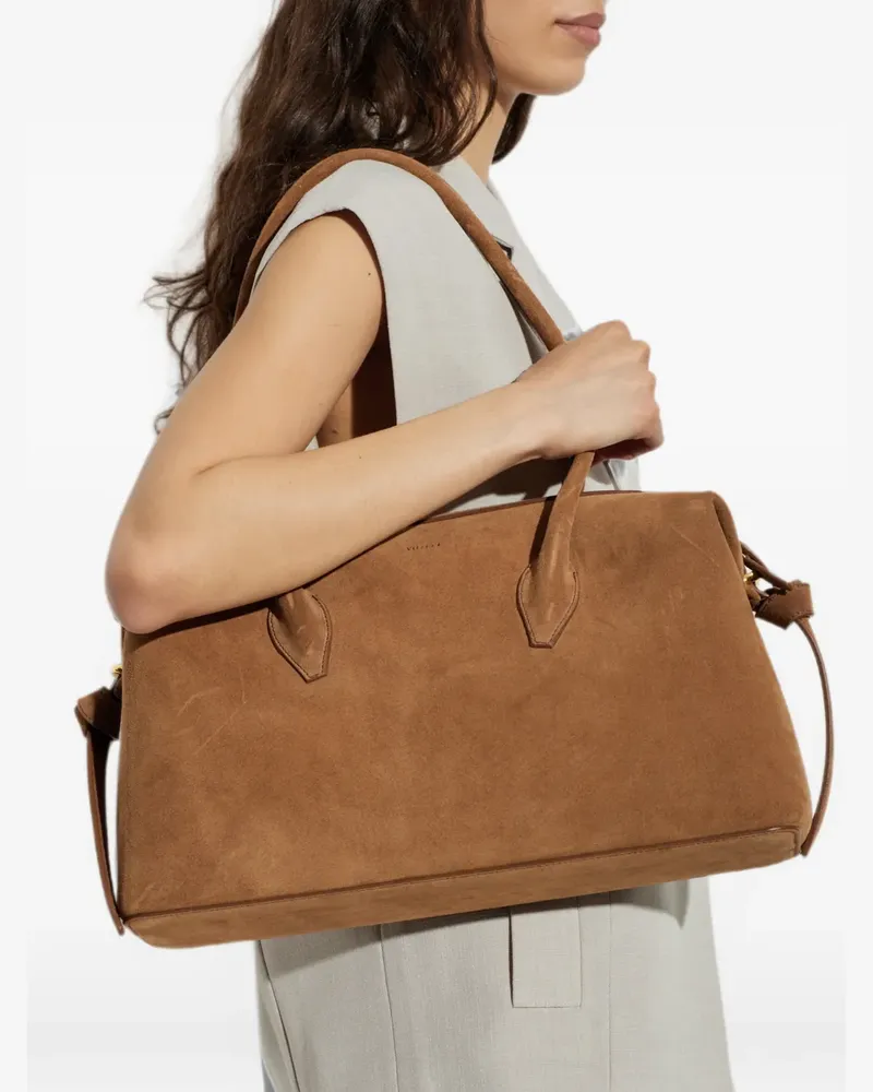 YUZEFI Brioche Duffle shoulder bag - Braun Braun