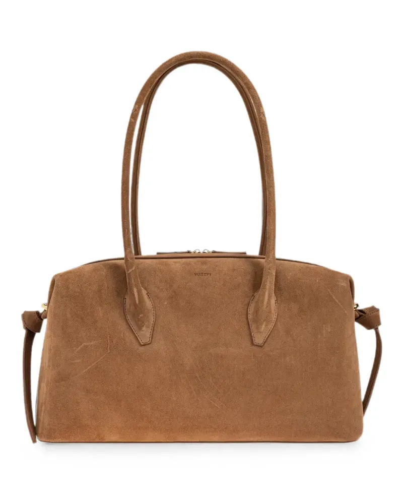 YUZEFI Brioche Duffle Schultertasche - Braun Braun