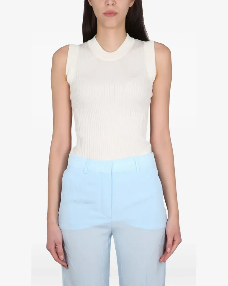Max Mara ribbed tank top - Nude Nude