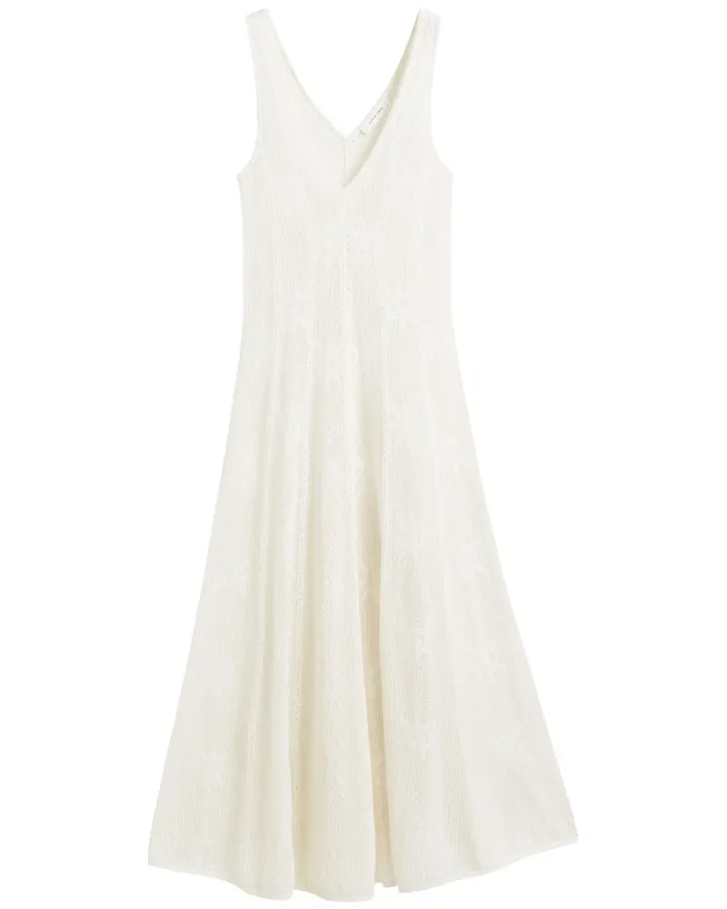 Chinti & Parker x Laura Whitmore Bohemian Kleid - Weiß Weiß