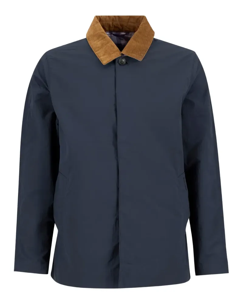 Barbour Rokig Jacke mit Cordkragen - Blau Blau