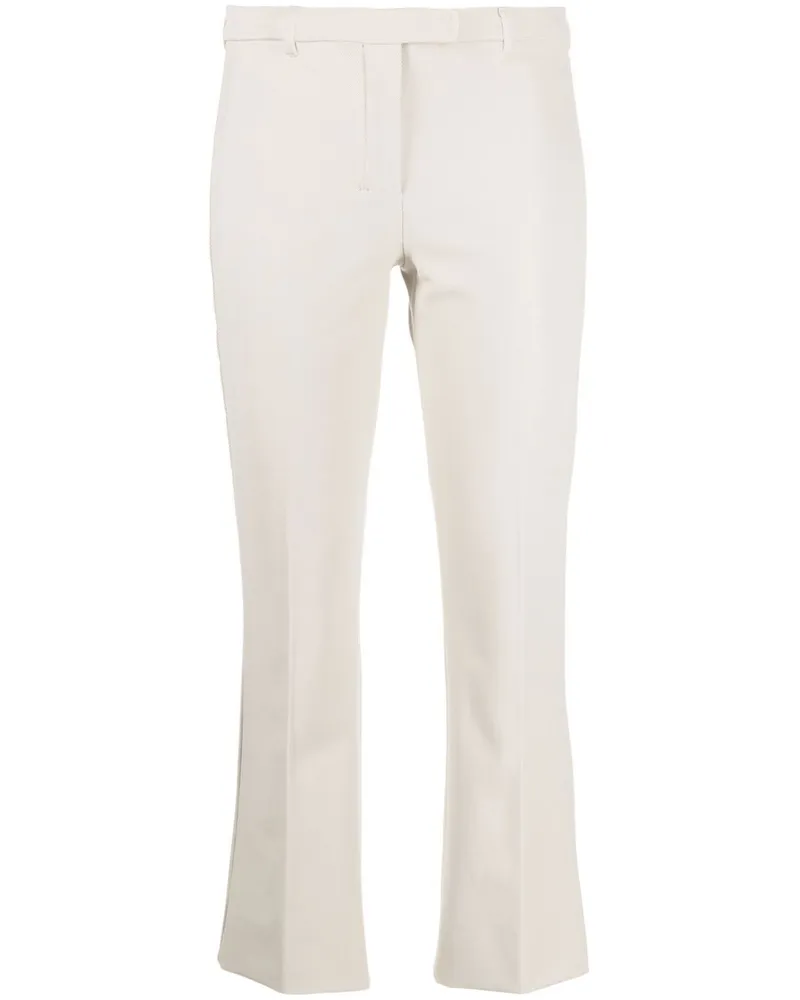 Max Mara Halbhohe Cropped-Hose - Nude Nude