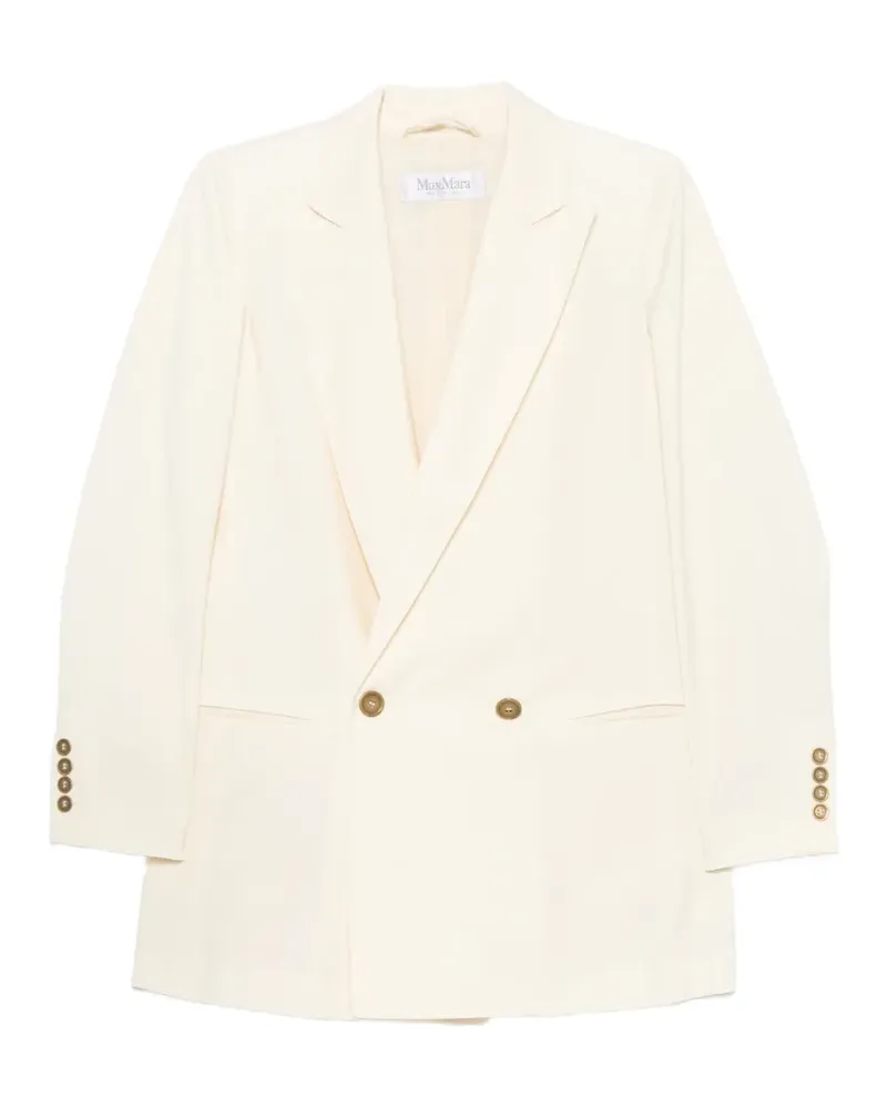Max Mara Doppelreihiger Blazer - Nude Nude