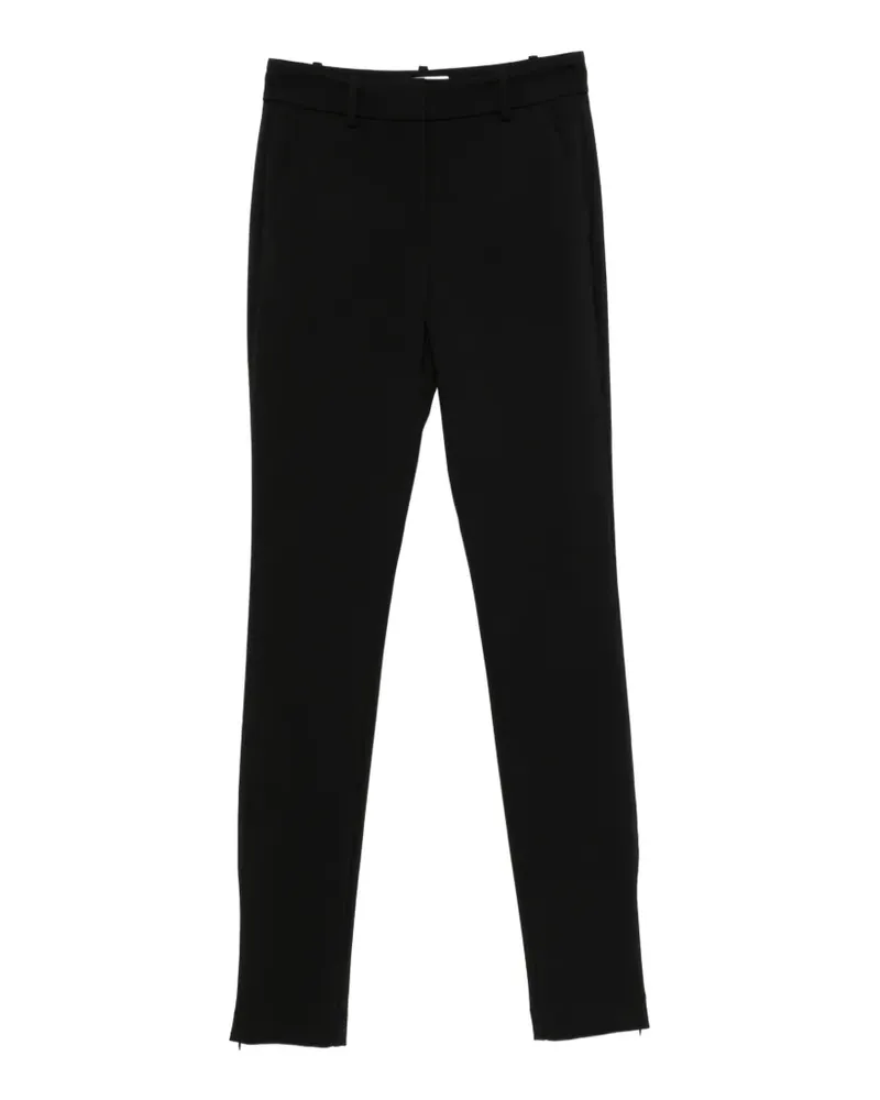 Ermanno Scervino Slim-Fit-Hose mit Reißverschlusssaum - Schwarz Schwarz