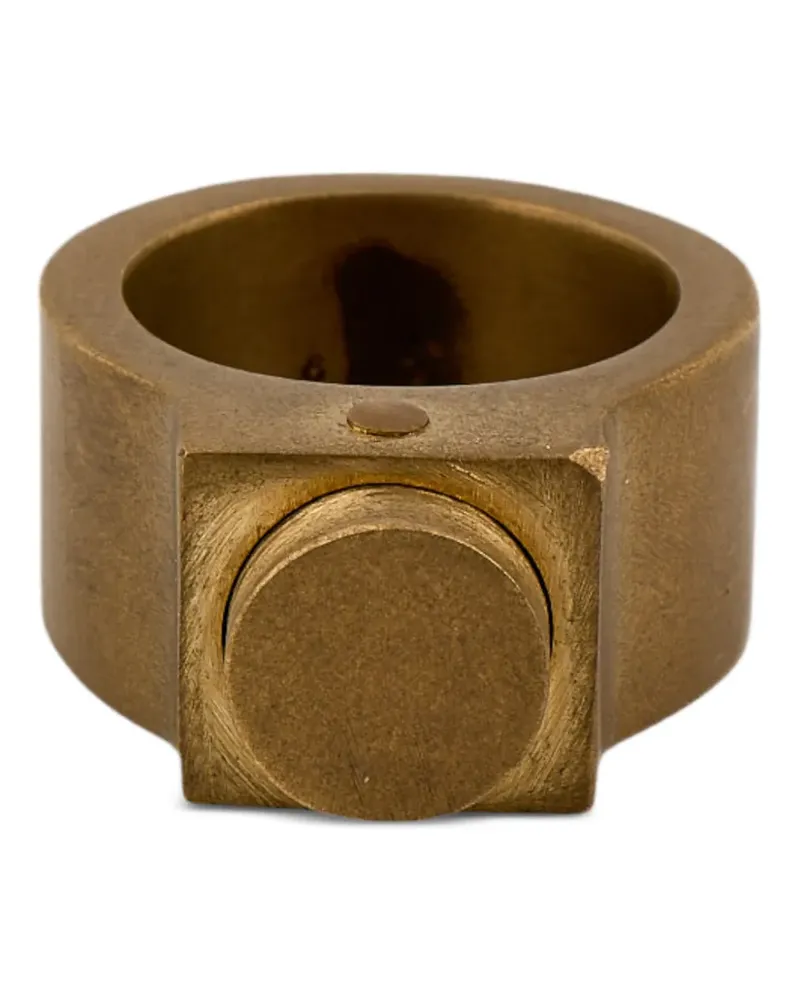 Parts Of Four Eckiger Sahara Goldring Gold