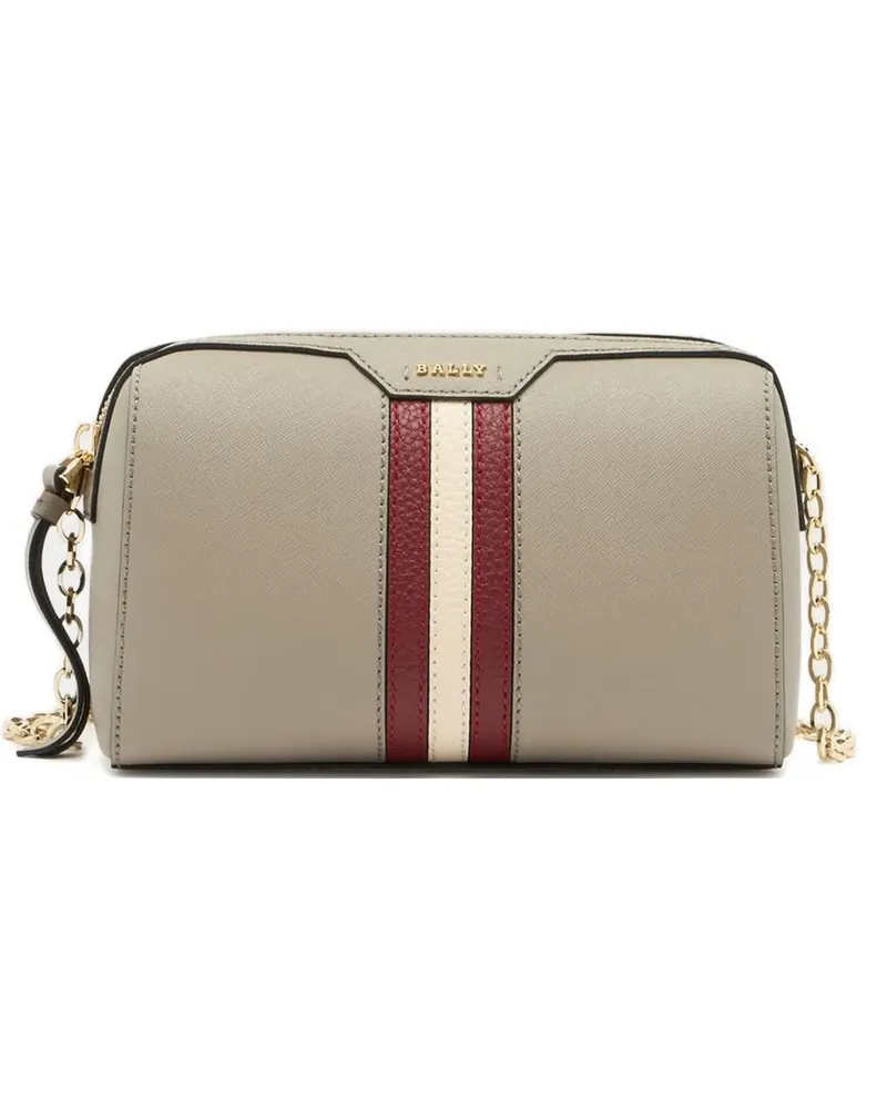 Bally embossed ribbon mini bag - Grau Grau
