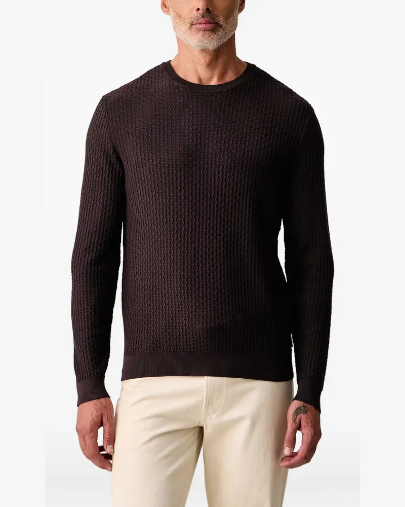 Armani Exchange Langärmeliger Pullover - Braun Braun