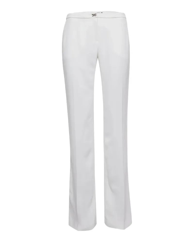 Elisabetta Franchi boot-leg trousers - Weiß Weiß