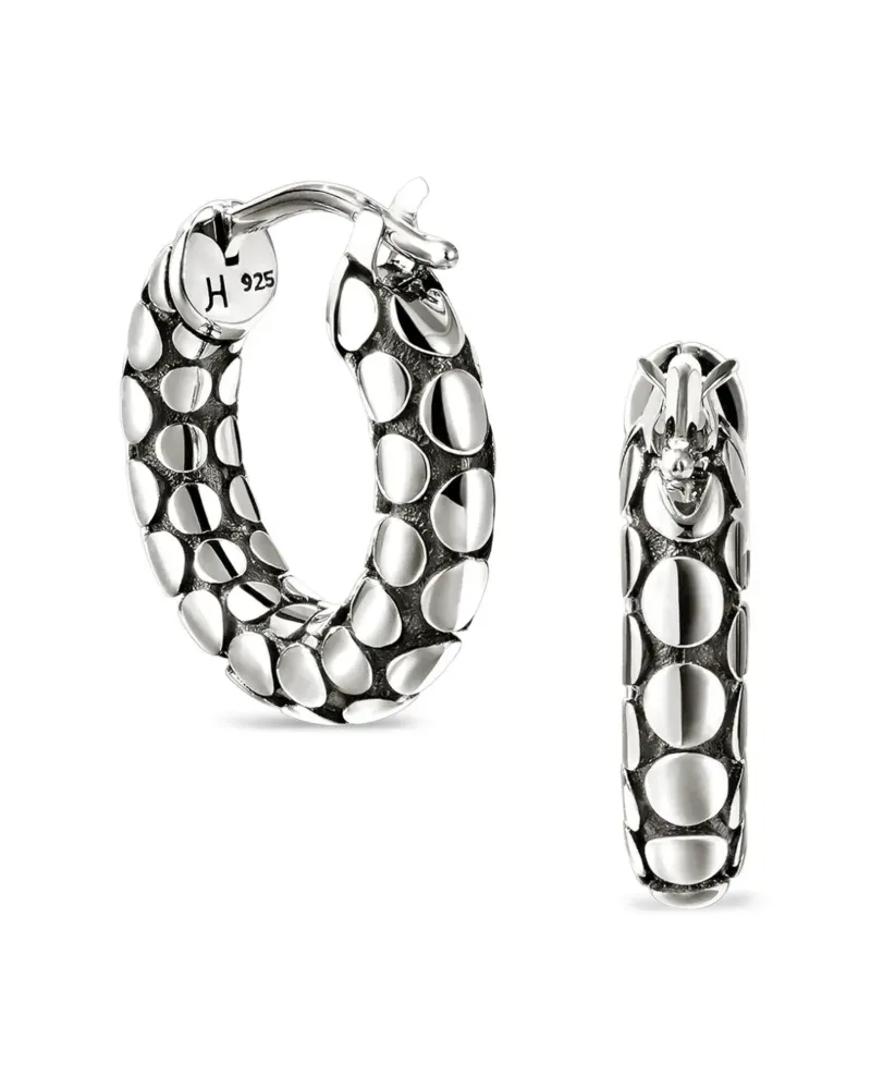 John Hardy Creolen aus Sterlingsilber Silber