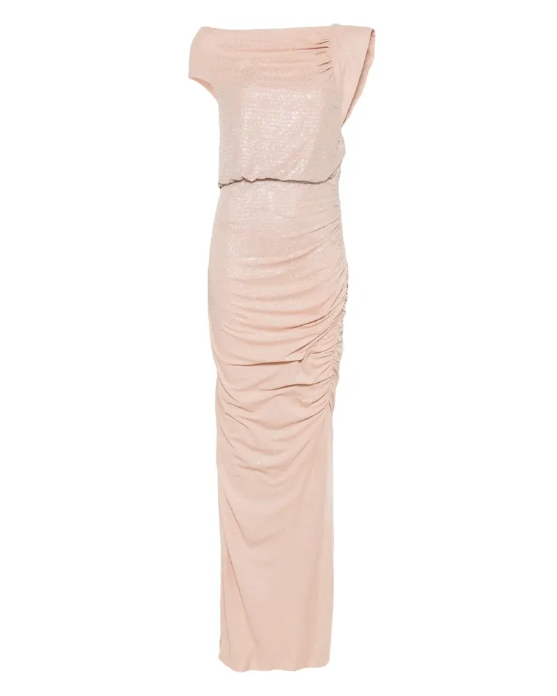 Genny Maxikleid mit Kristallverzierung - Nude Nude