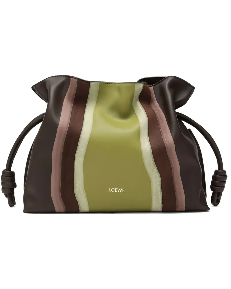 Loewe Mittelgroße Flamenco Clutch - Grün Grün