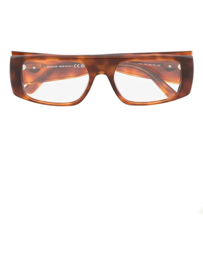 Moncler Brille in Schildpattoptik - Braun Braun