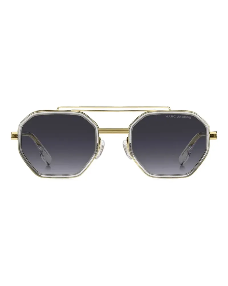 Marc Jacobs Achteckige Sonnenbrille - Gold Gold