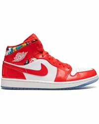 Jordan Air  1 Mid Sneakers Rot