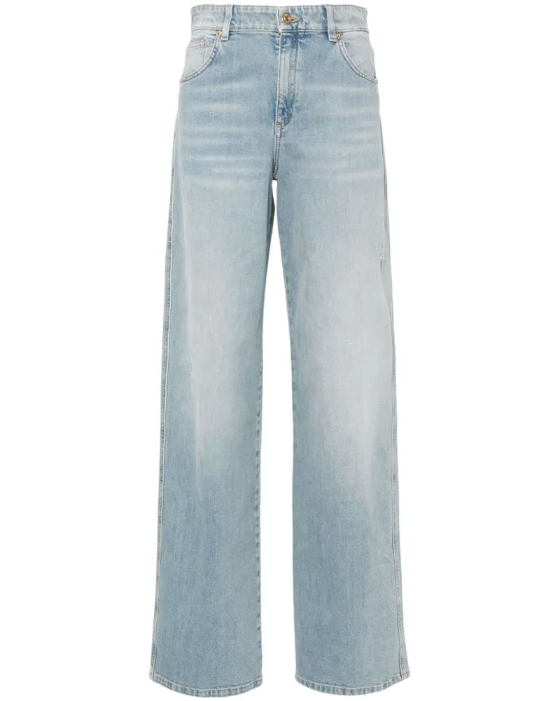Blumarine Jeans mit weitem Bein Blau