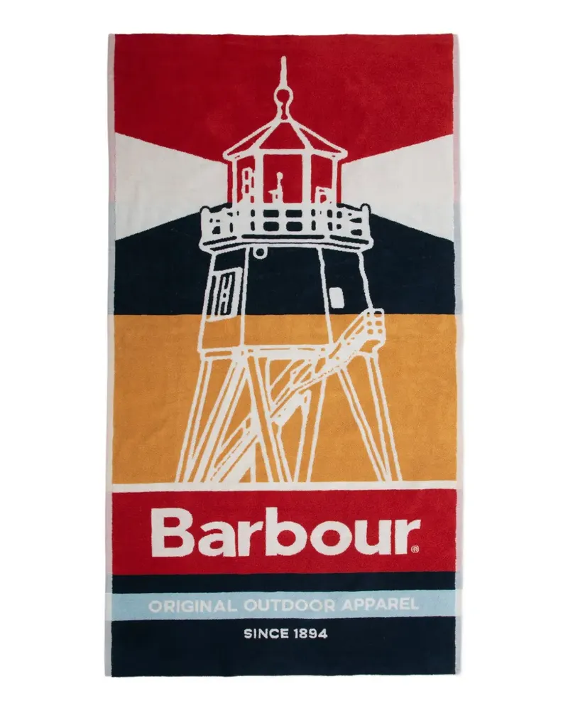Barbour Archive beach towel - Rot Rot