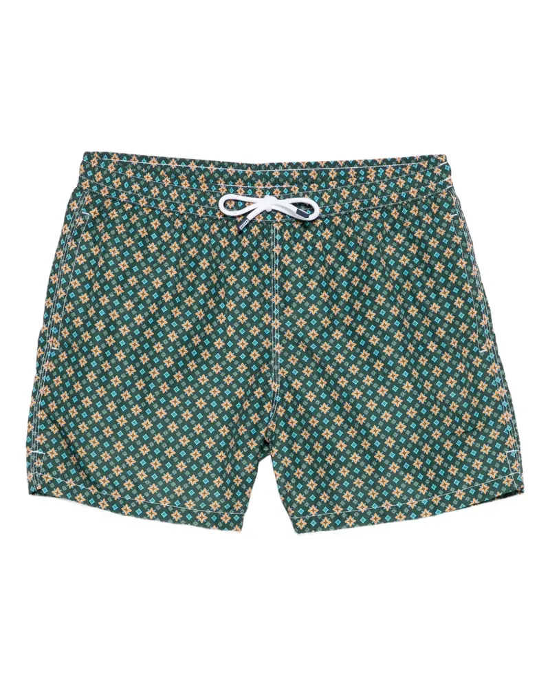 Fedeli patterned swim shorts - Grün Grün