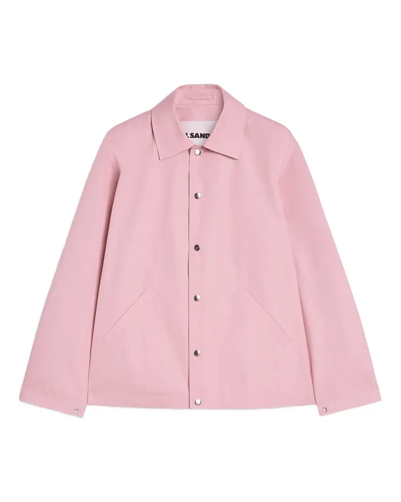 Jil Sander Jacke mit Logo-Print - Rosa Rosa