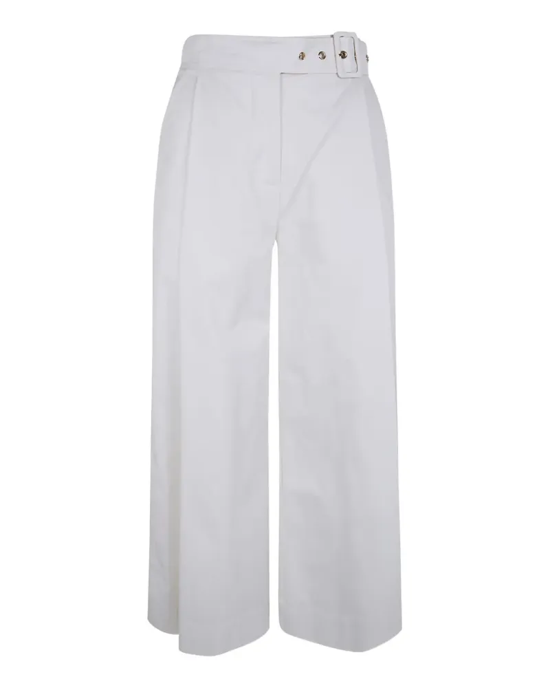 Twin-Set belted wide-leg trousers - Weiß Weiß