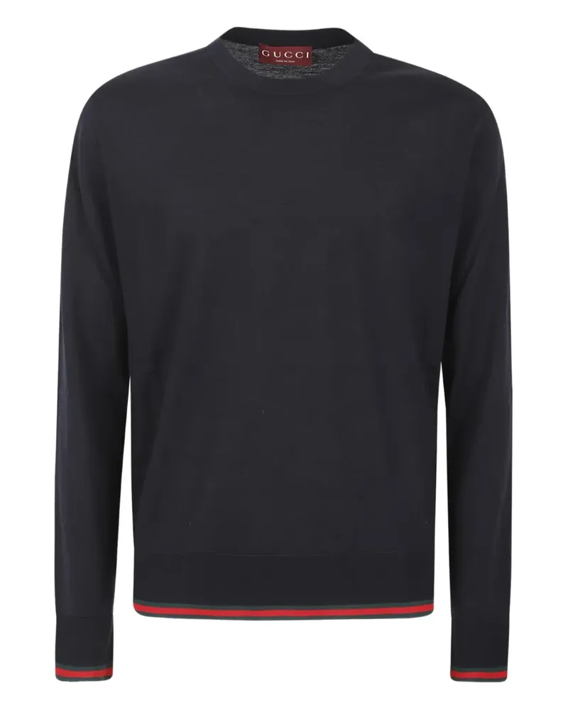 Gucci Pullover mit Rundhalsausschnitt - Blau Blau