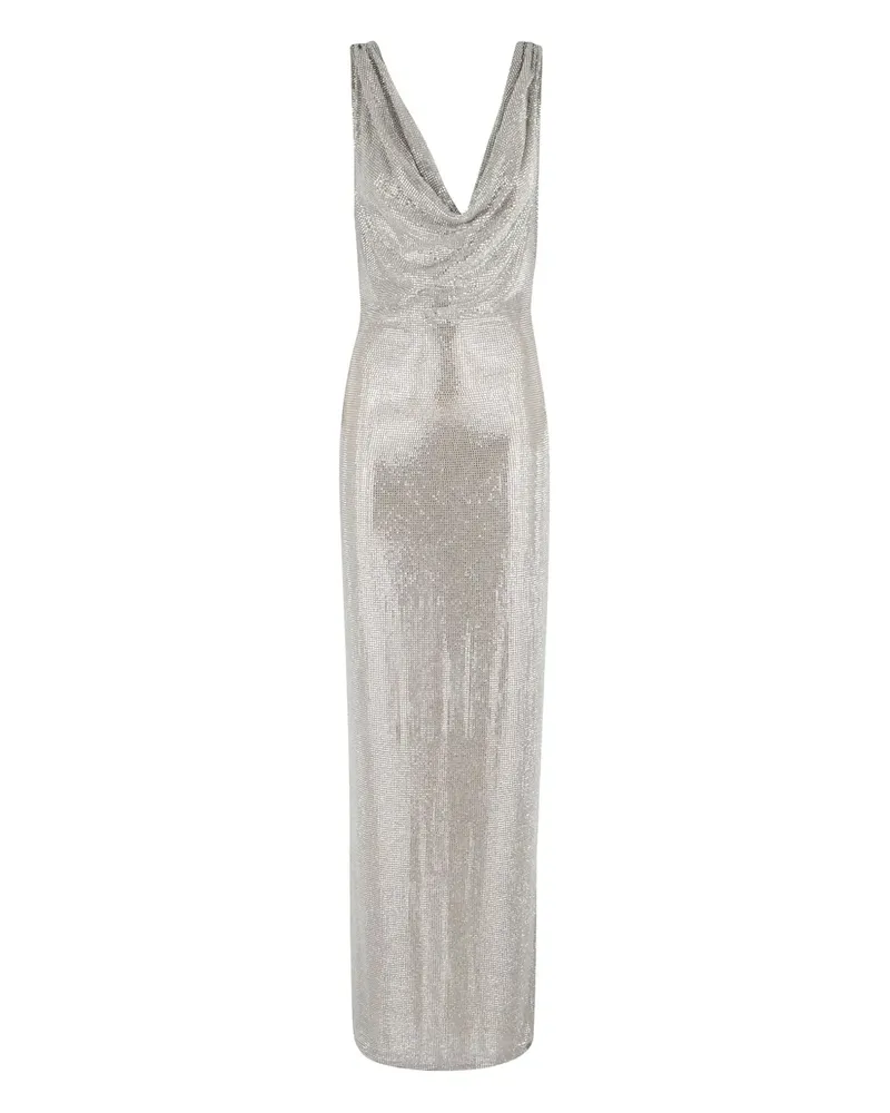 Giuseppe di Morabito strass sleeveless dress - Silber Silber