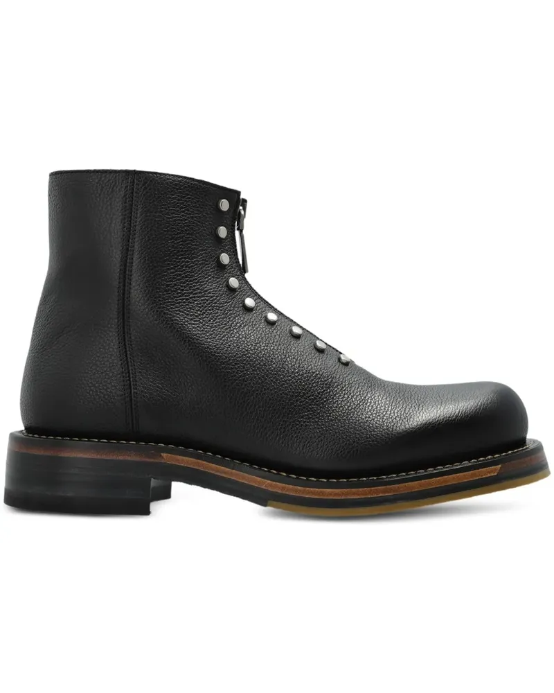 Alexander McQueen Stiefel mit Nieten - Schwarz Schwarz