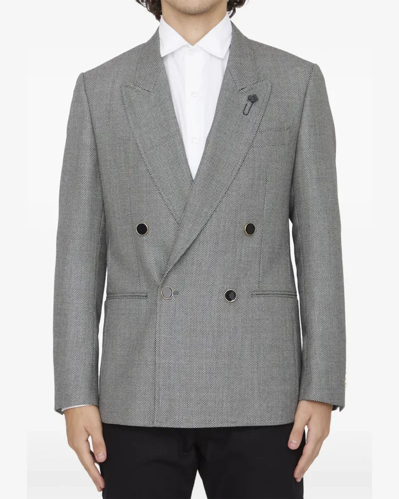 LARDINI Klassische Cabanjacke - Grau Grau