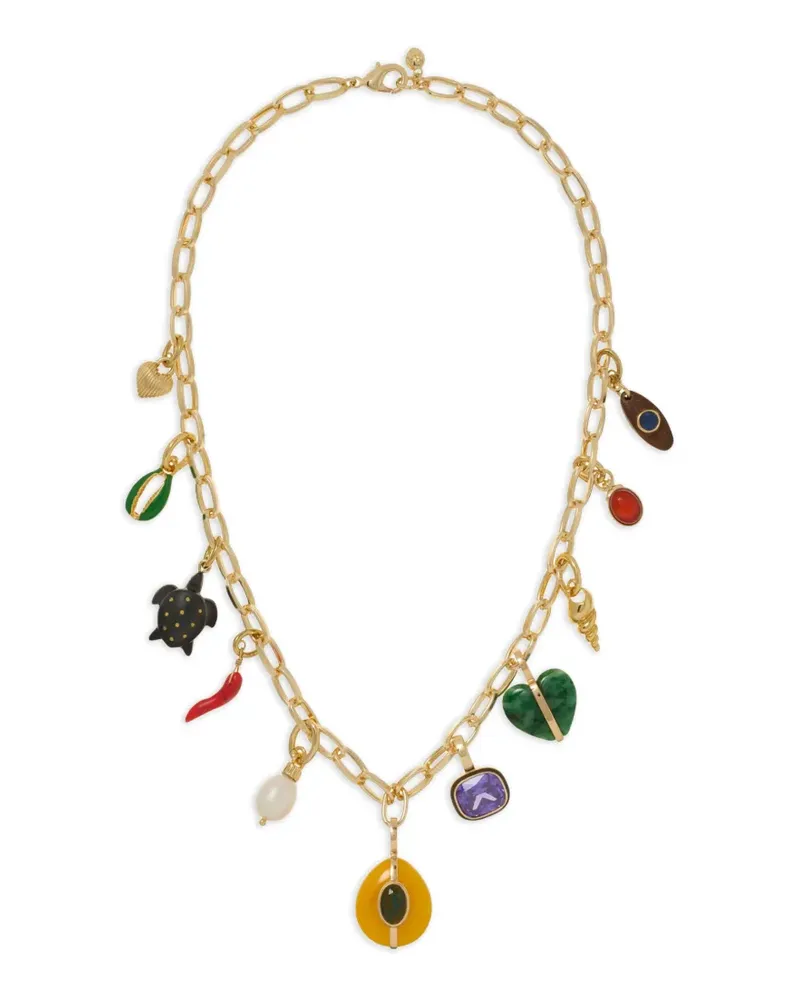 Roxanne Assoulin Tiny Treasures charm necklace - Gold Gold