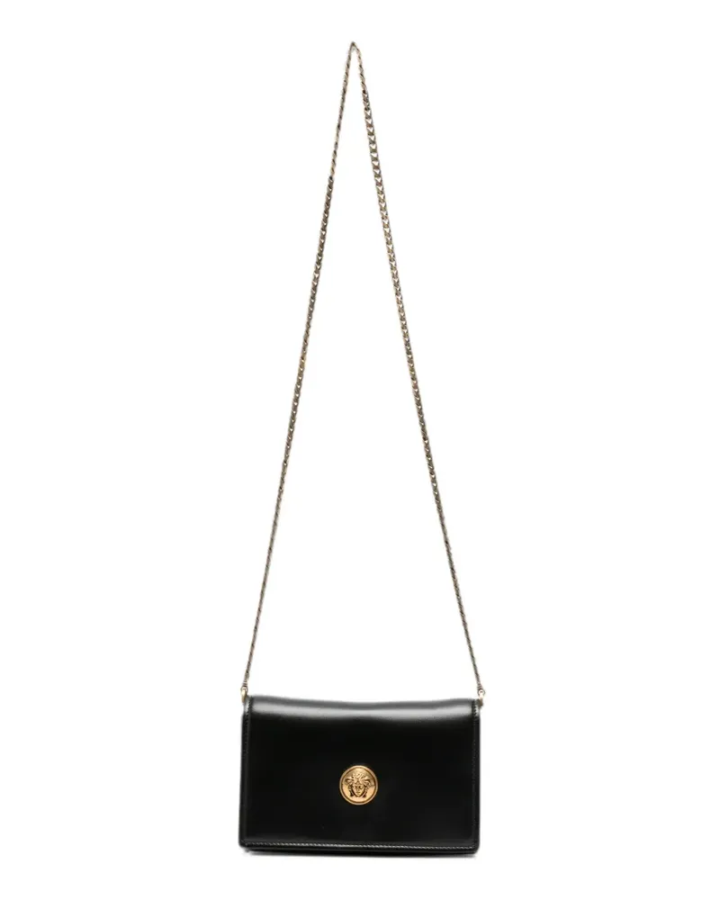 Versace Medusa plaque chain-link shoulder bag - Schwarz Schwarz