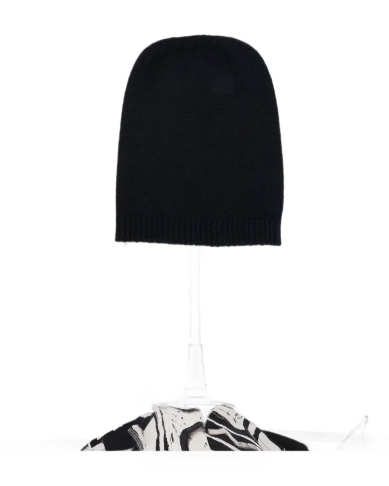 Fabiana Filippi ribbed-trim beanie hat - Schwarz Schwarz