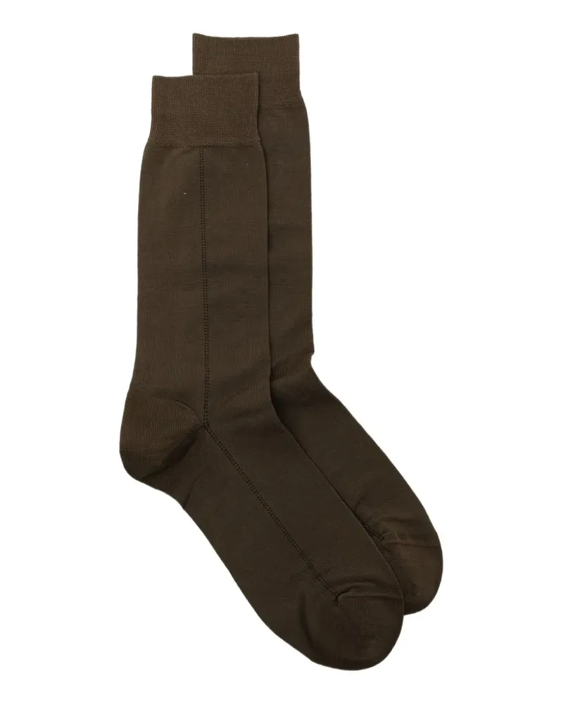 Ermenegildo Zegna Baguette socks - Braun Braun