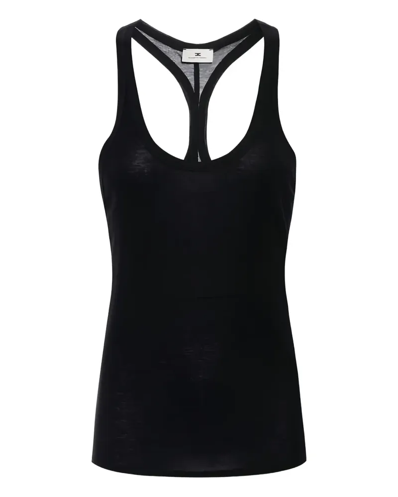 Elisabetta Franchi Tanktop mit Neckholder - Schwarz Schwarz