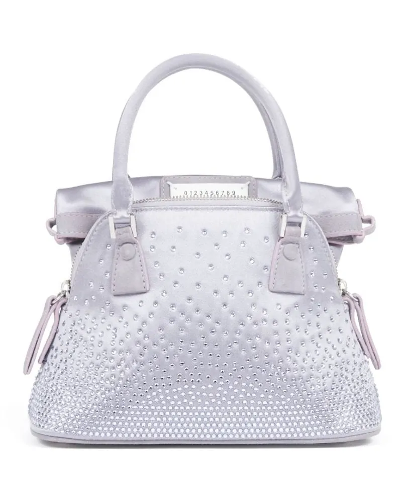 Maison Margiela Micro 5AC Cinema Inferno Schultertasche - Silber Silber