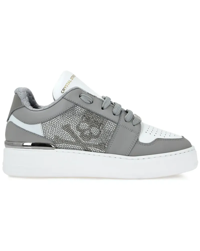 Philipp Plein Sneakers mit Kristallen - Grau Grau