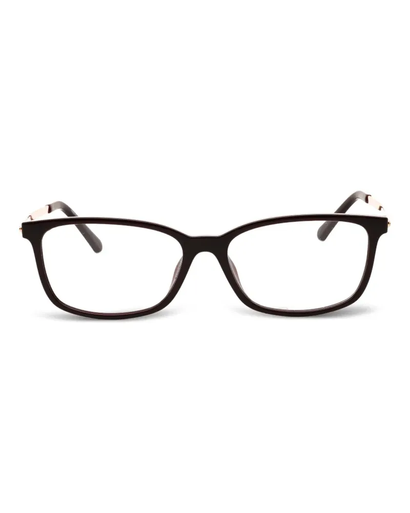 Michael Kors Brille mit eckigem Gestell - Rot Rot