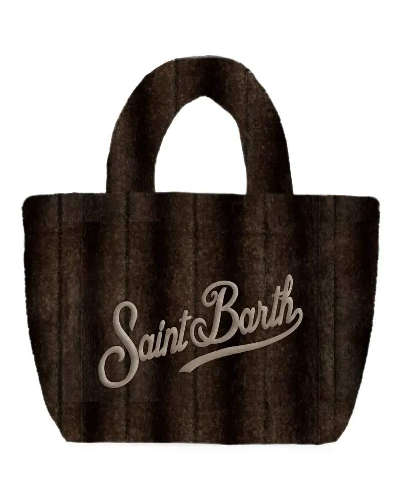 MC2 Saint Barth Tote Bag mit Logo-Stickerei - Braun Braun