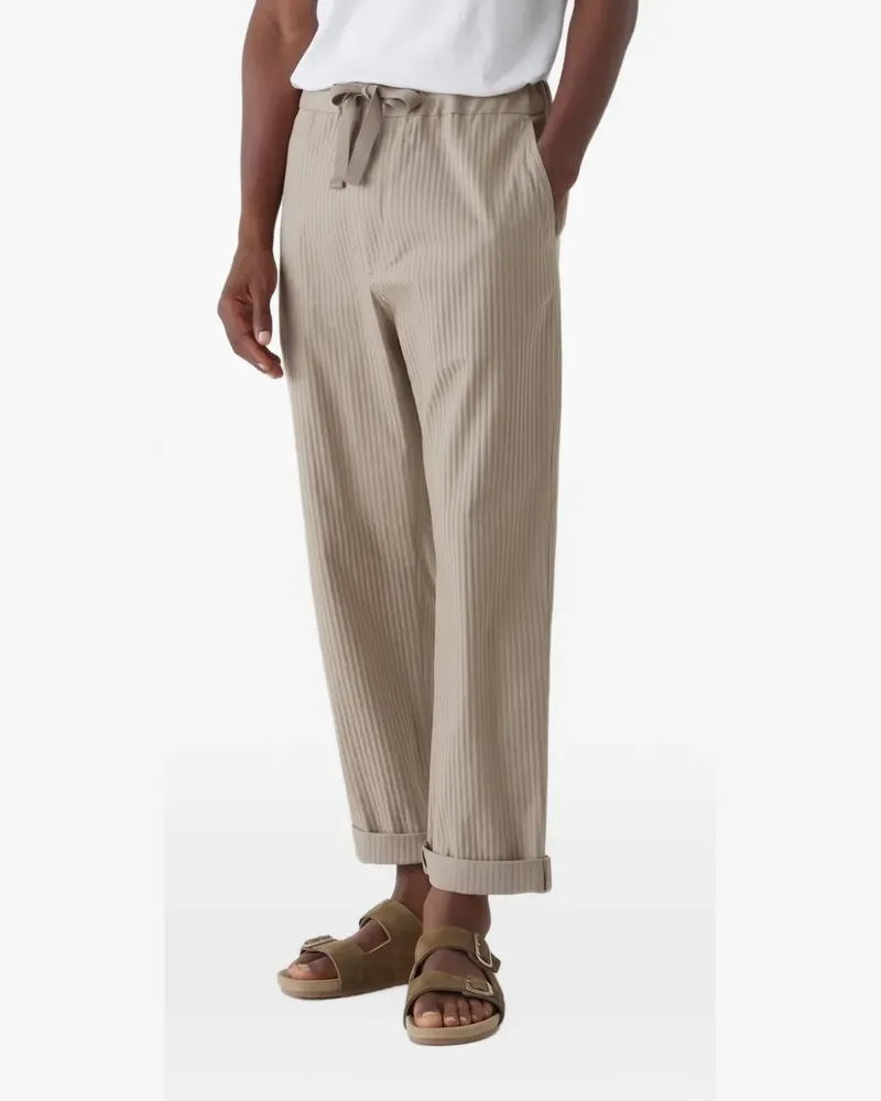 Closed Gestreifte Nanaimo Hose - Grau Grau