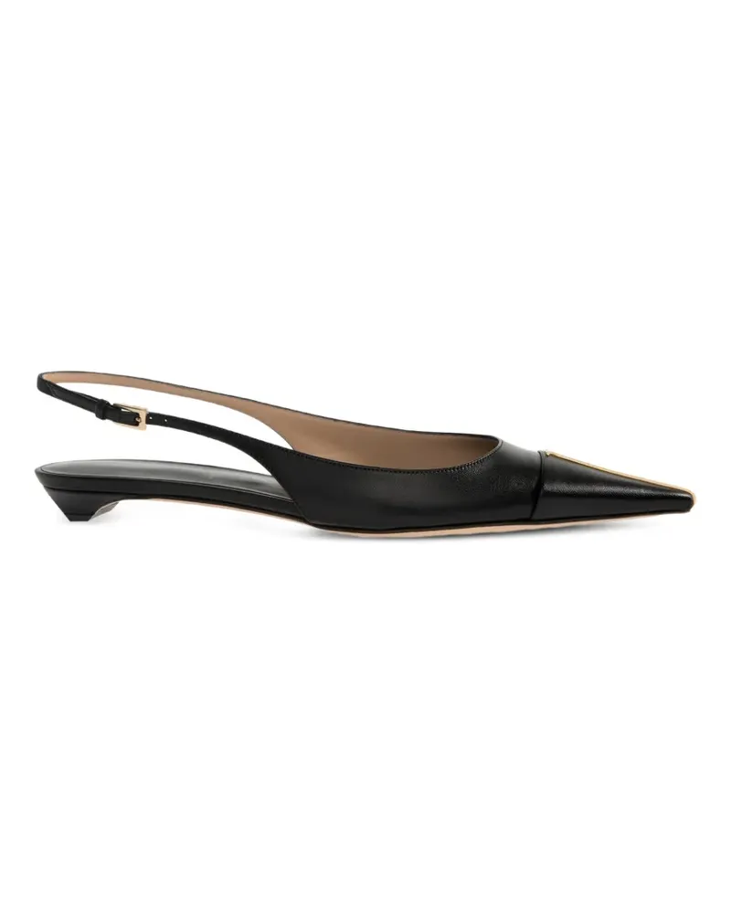 Tom Ford shiny-leather thea slingkback ballerinas - Schwarz Schwarz