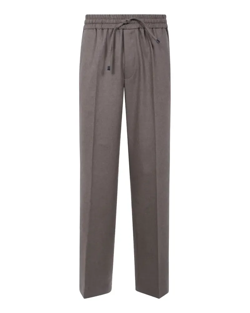 Drôle de Monsieur wide-leg drawstring trousers - Braun Braun