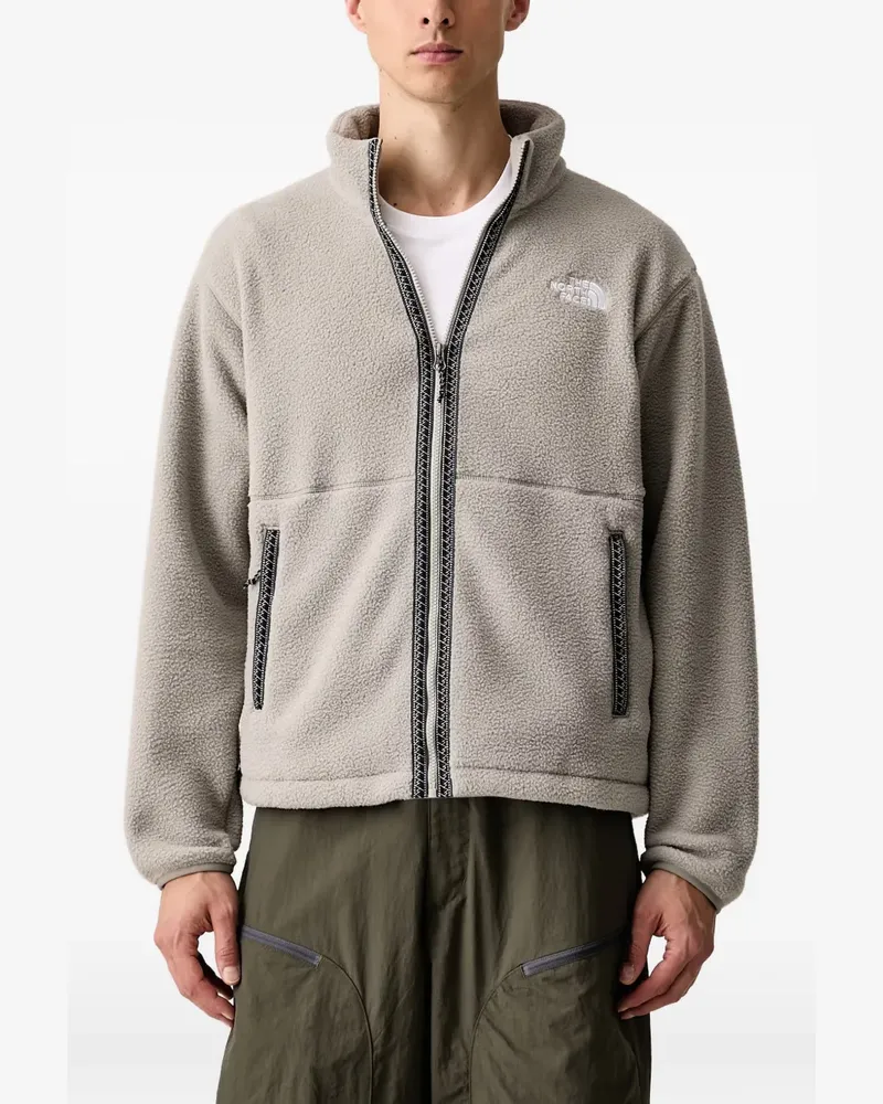 The North Face Sweatshirtjacke mit Logo-Stickerei - Nude Nude