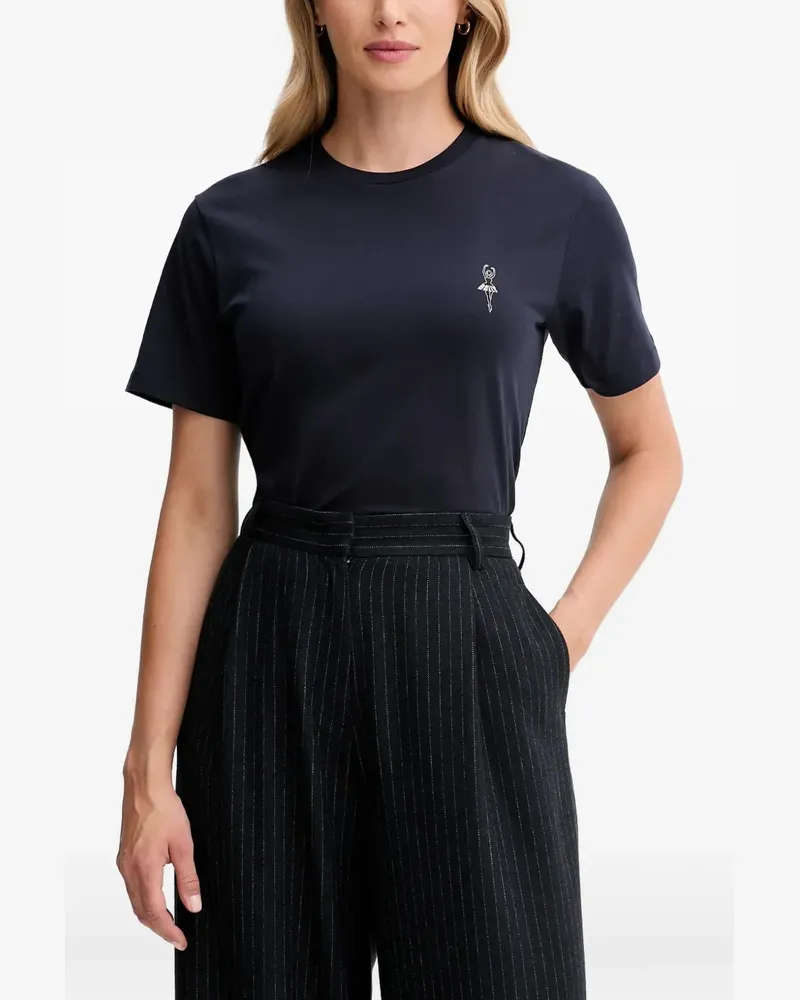 Bally ballerina-detail top - Blau Blau